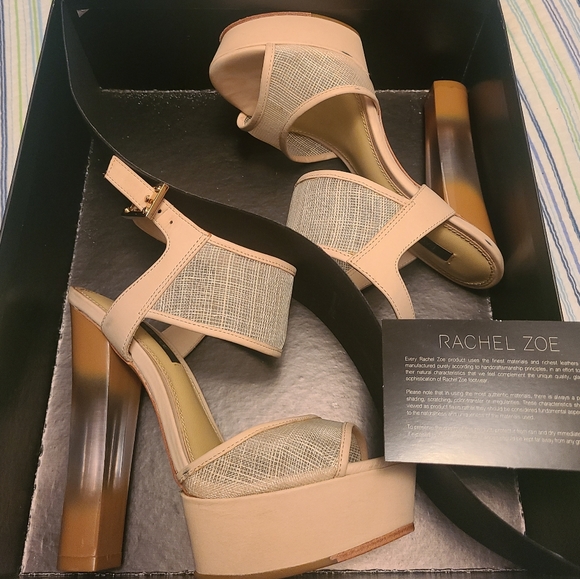 Rachel Zoe Lexi Raffia Sandal - Picture 1 of 6